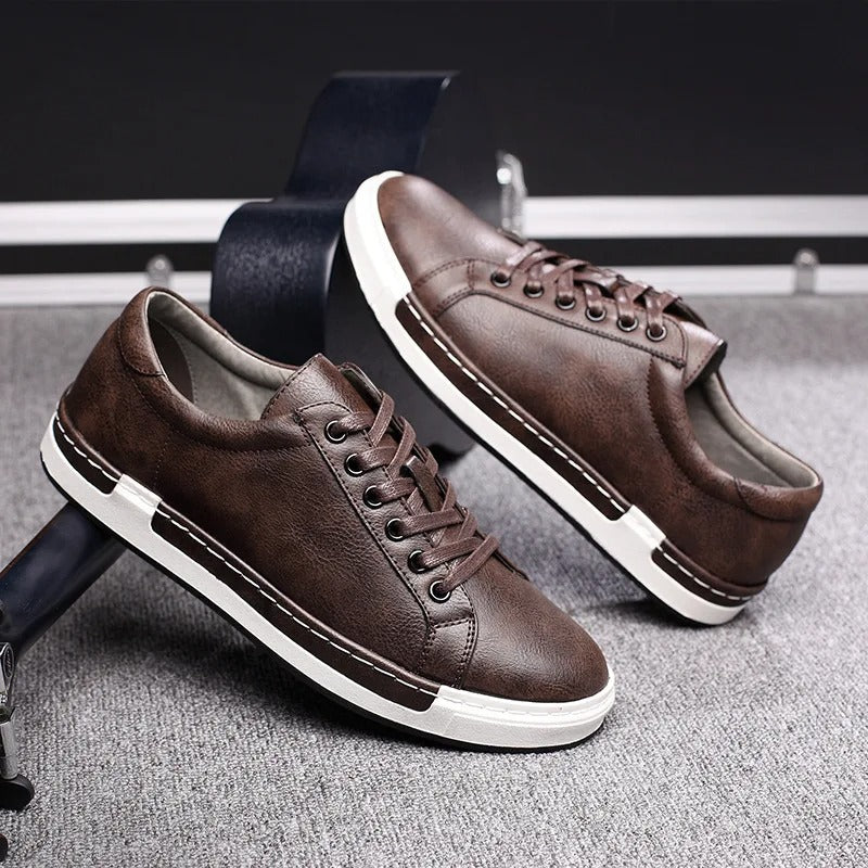 Chester Genuine Leather Sneakers – Maison Clair Chester Genuine Leather Sneakers – Maison Clair