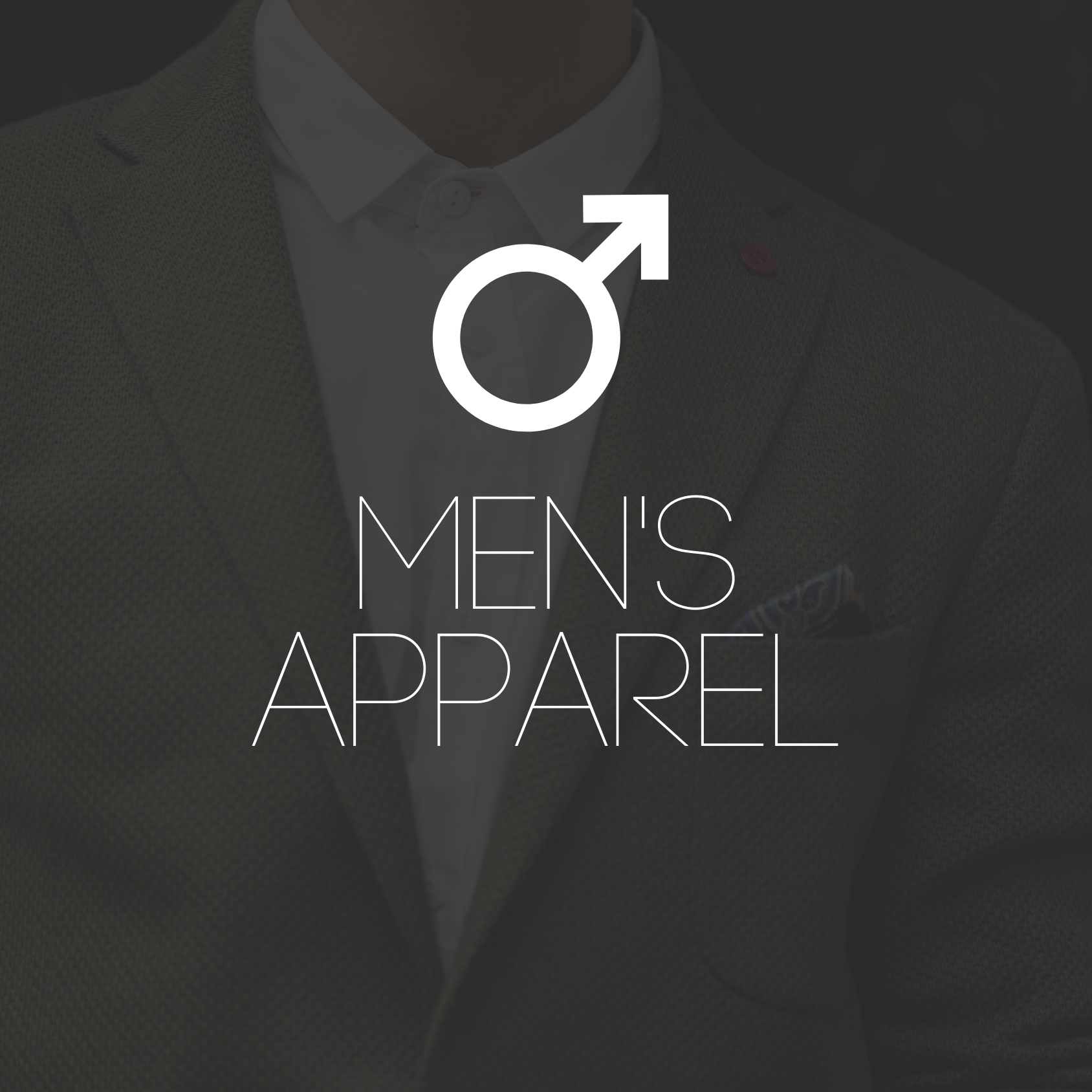 Men's apparel