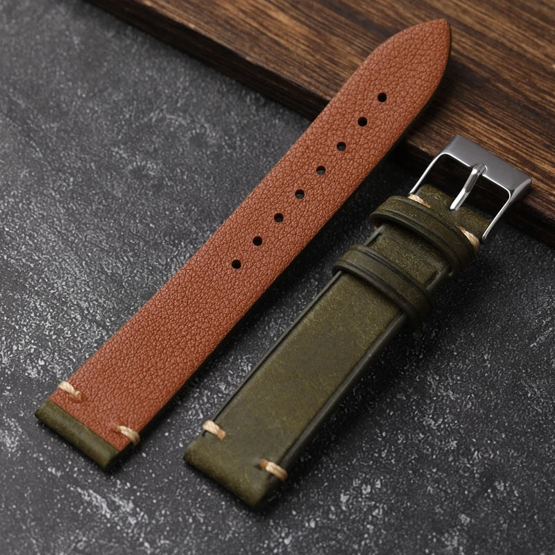 Genuine Leather Virtue Watchband