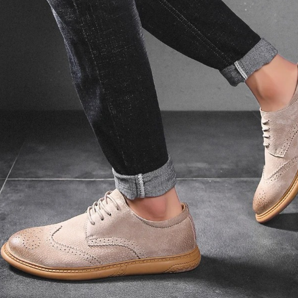 Russet Wingtip Oxfords