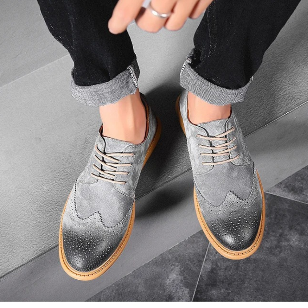 Russet Wingtip Oxfords