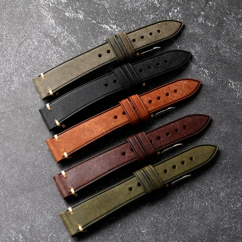 Genuine Leather Virtue Watchband