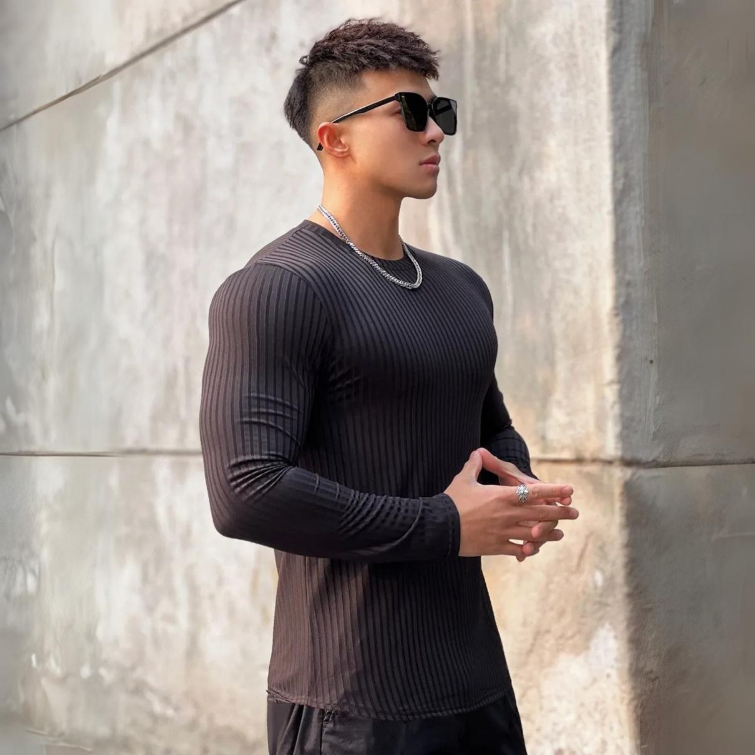 VitaForm Ribbed Long-Sleeve