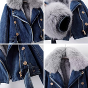 Harper Fur-Lined Denim Jacket