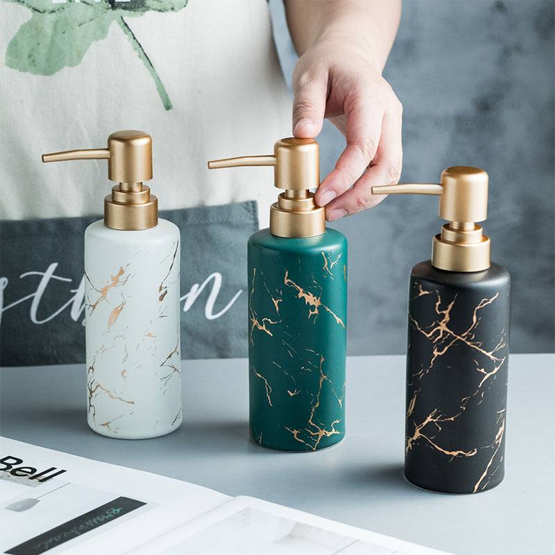 Marble Luxe 3pcs Soap Dispensers