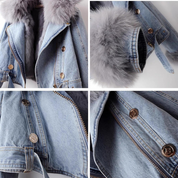 Harper Fur-Lined Denim Jacket