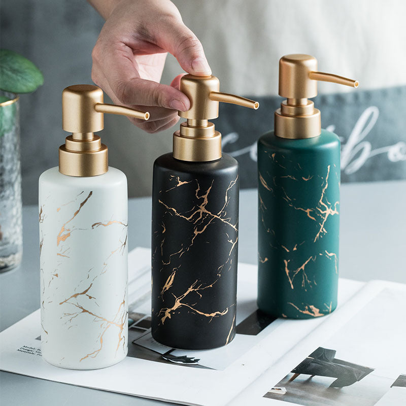 Marble Luxe 3pcs Soap Dispensers