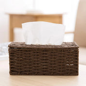 Boho Bliss Handwoven Tissue Box