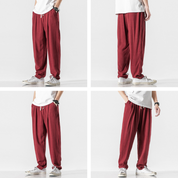 Azure Breeze Linen Pants