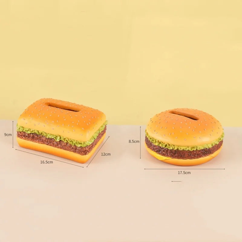 Burger Tissue Box