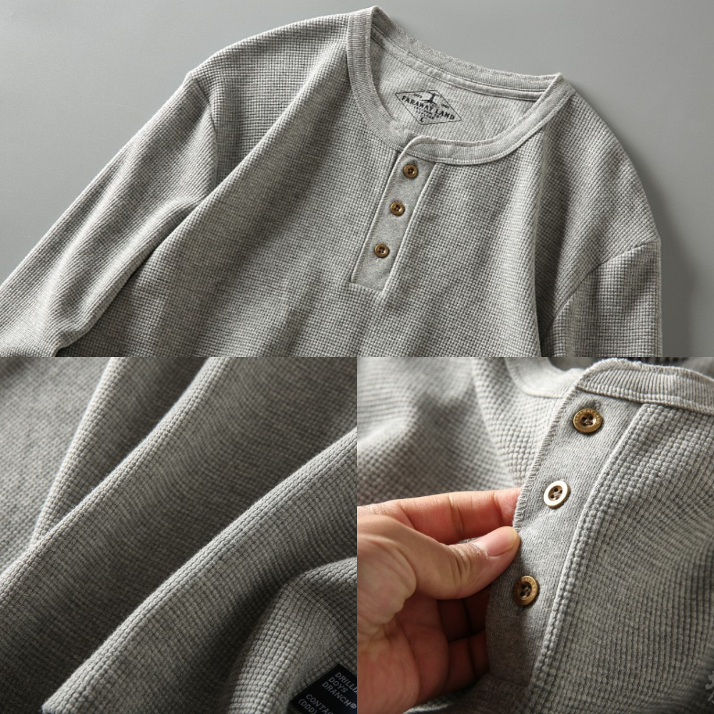 Kyoto Waffle Henley