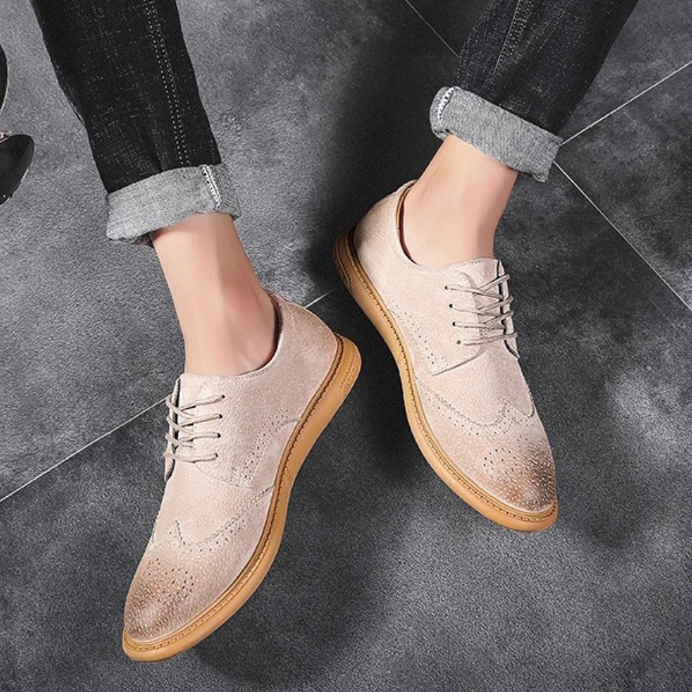 Russet Wingtip Oxfords