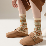 Nordic Knit Cotton Socks