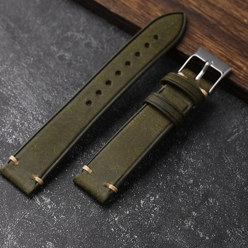 Genuine Leather Virtue Watchband