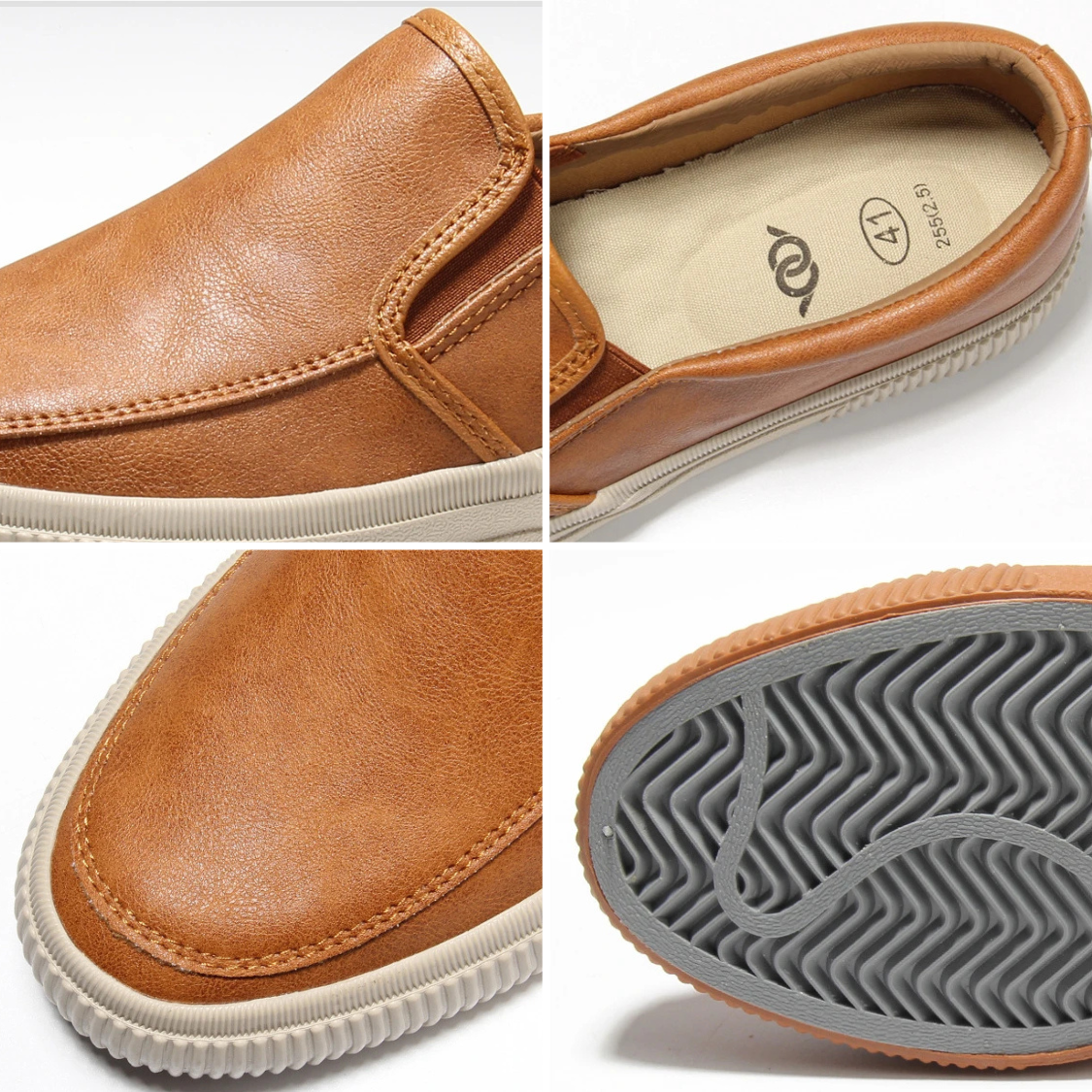 Brookstone Leather Slip-On