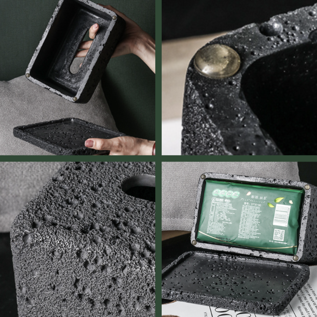 Moon Stone Tissue Box