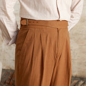 Exclusive Linen Vento Gurkha Pants