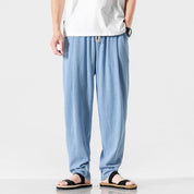 Azure Breeze Linen Pants