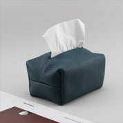 Leona Leather Tissue Box