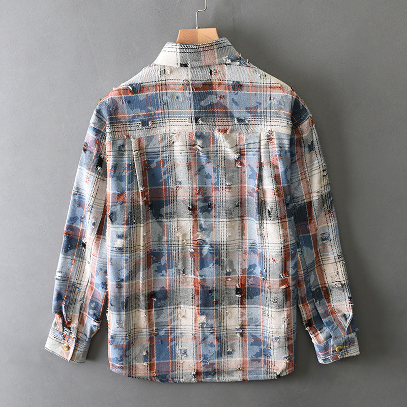 Rustic Edge Plaid Shirt