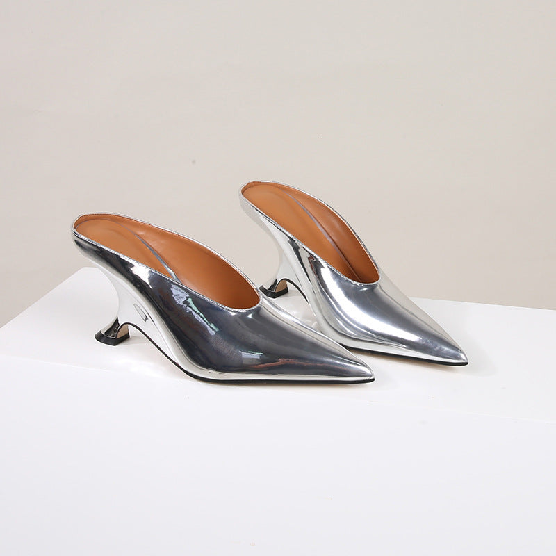 Starlight Leather Mules