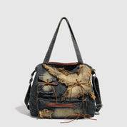 Renegade Distressed Denim Bag