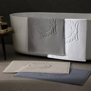 Embossed Laurel Bath Mats