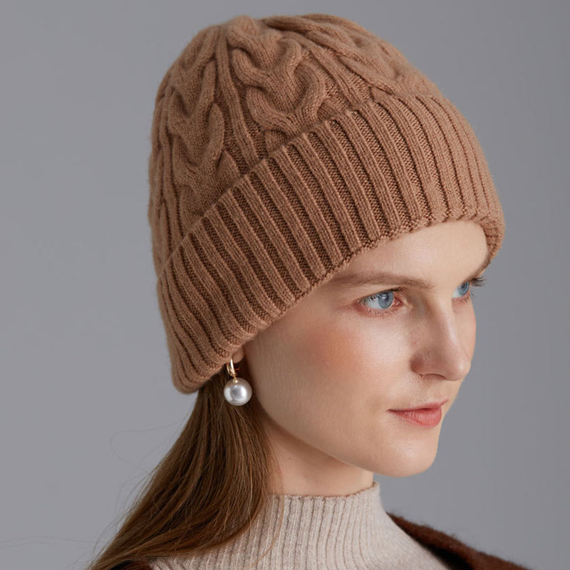 Everly Wool Knit Beanie