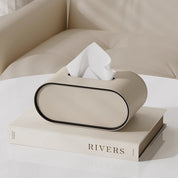 Octavia Leather Tissue Box