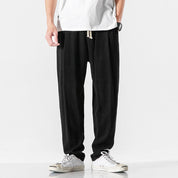 Azure Breeze Linen Pants