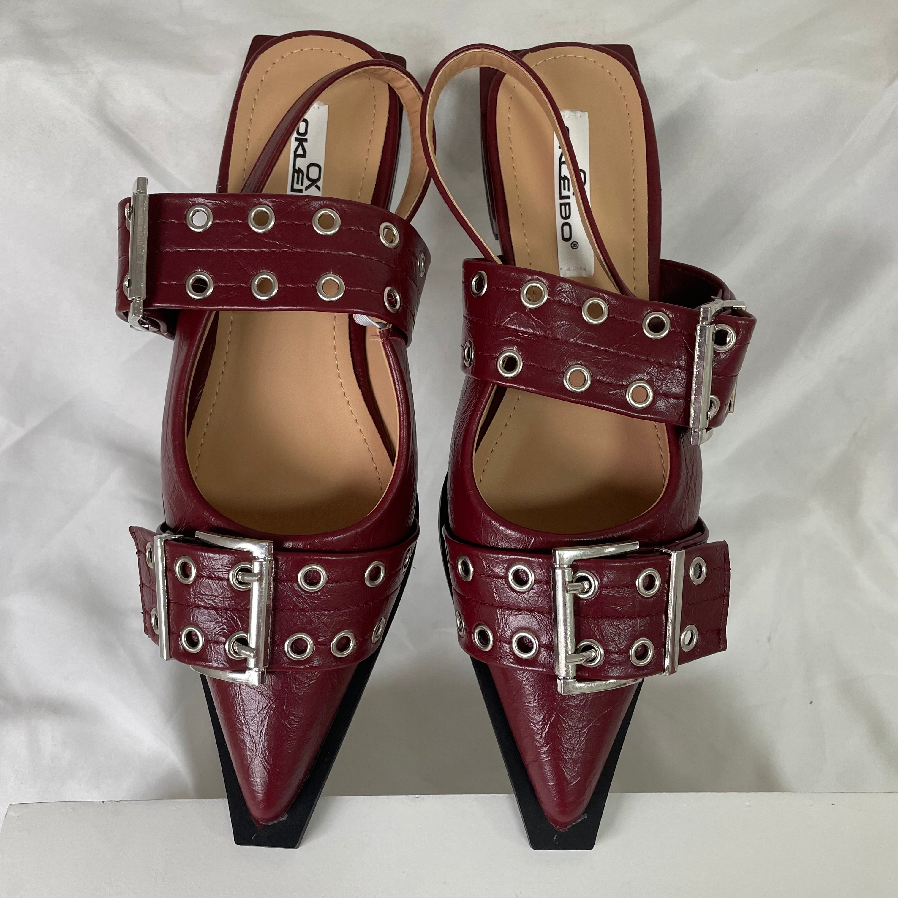 Belmont Buckle Heels