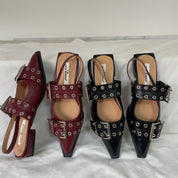 Belmont Buckle Heels