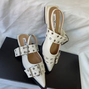 Belmont Buckle Heels