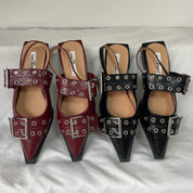 Belmont Buckle Heels