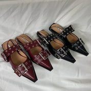 Belmont Buckle Heels