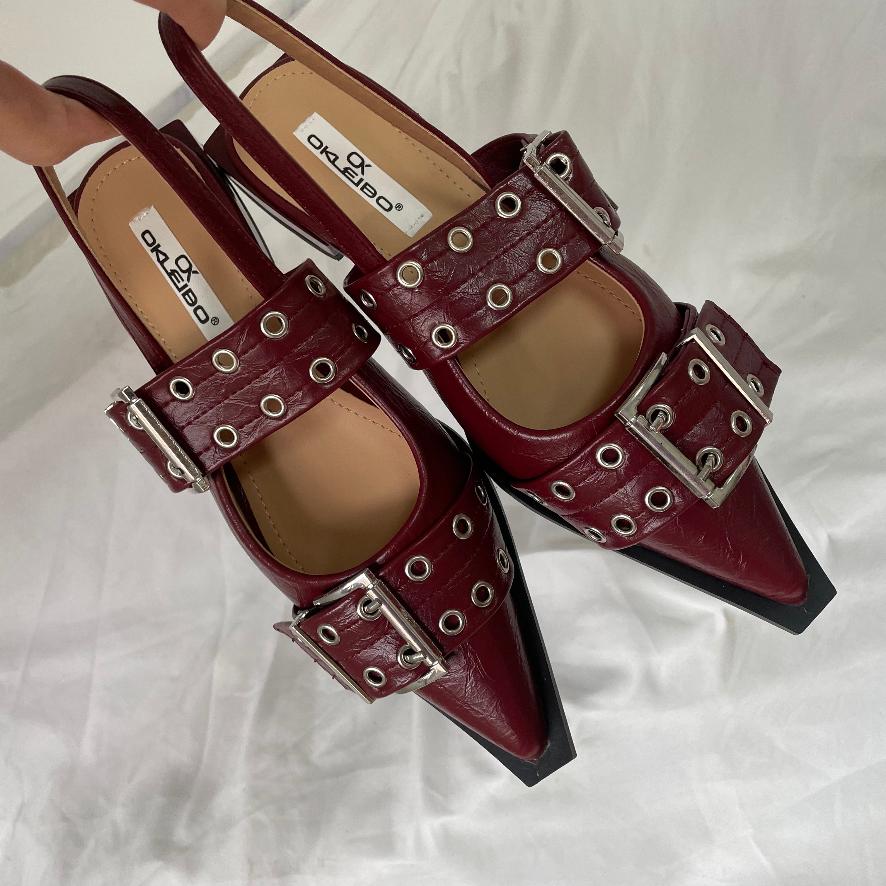 Belmont Buckle Heels