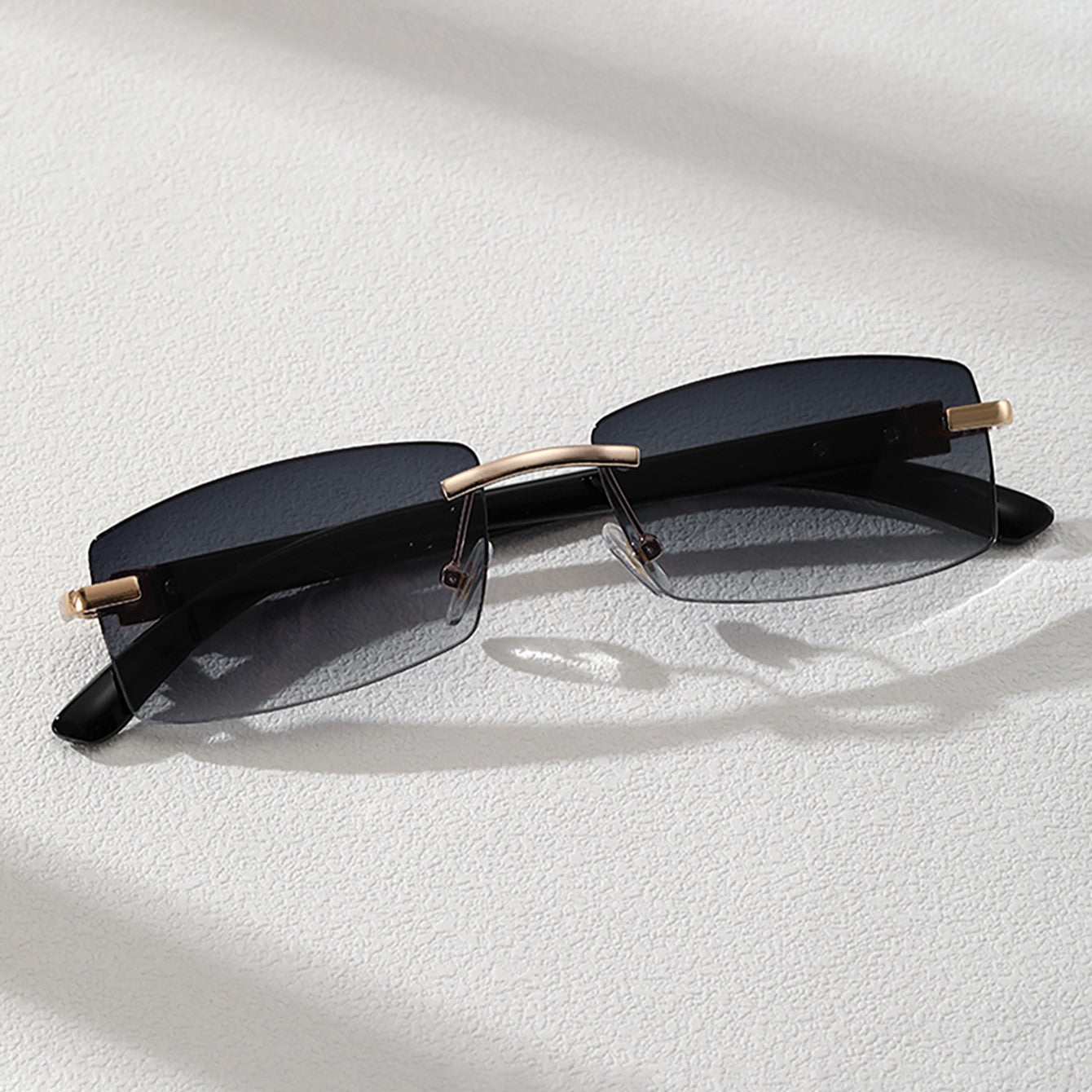 Rimless Retroview Sunglasses