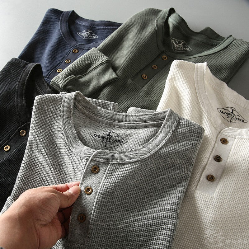 Kyoto Waffle Henley