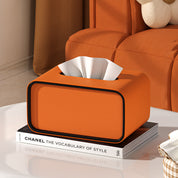 Octavia Leather Tissue Box