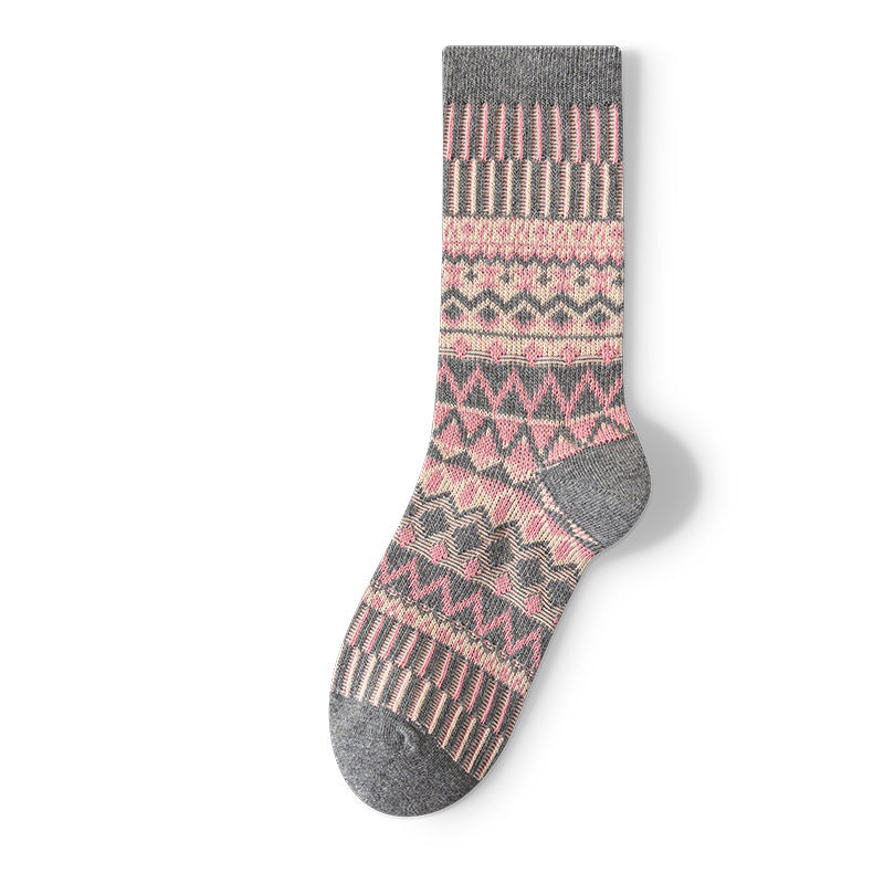 Nordic Knit Cotton Socks