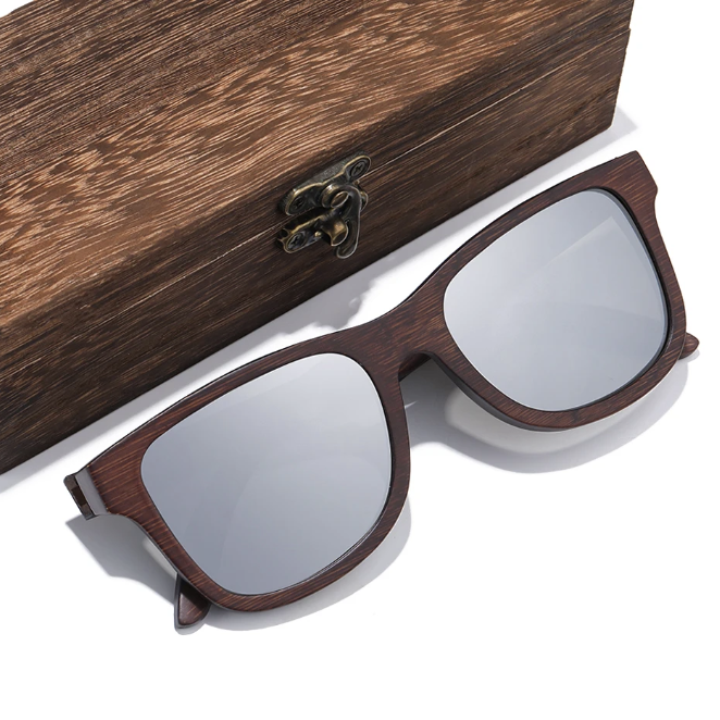 Engraved Wooden Sunglasses