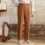 Exclusive Linen Vento Gurkha Pants