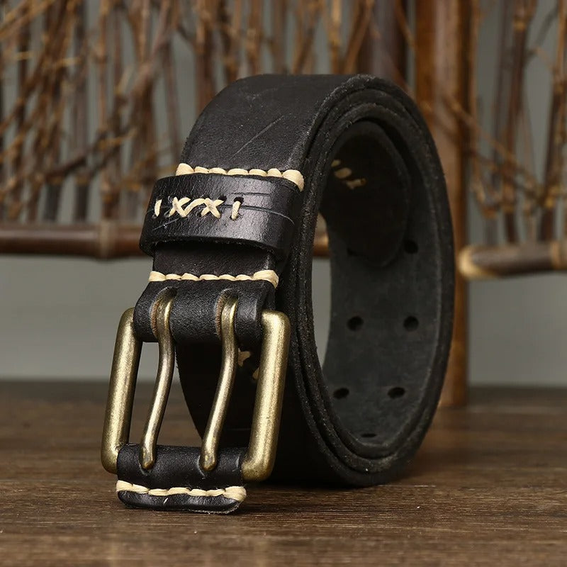 Rugged Cowhide Belt