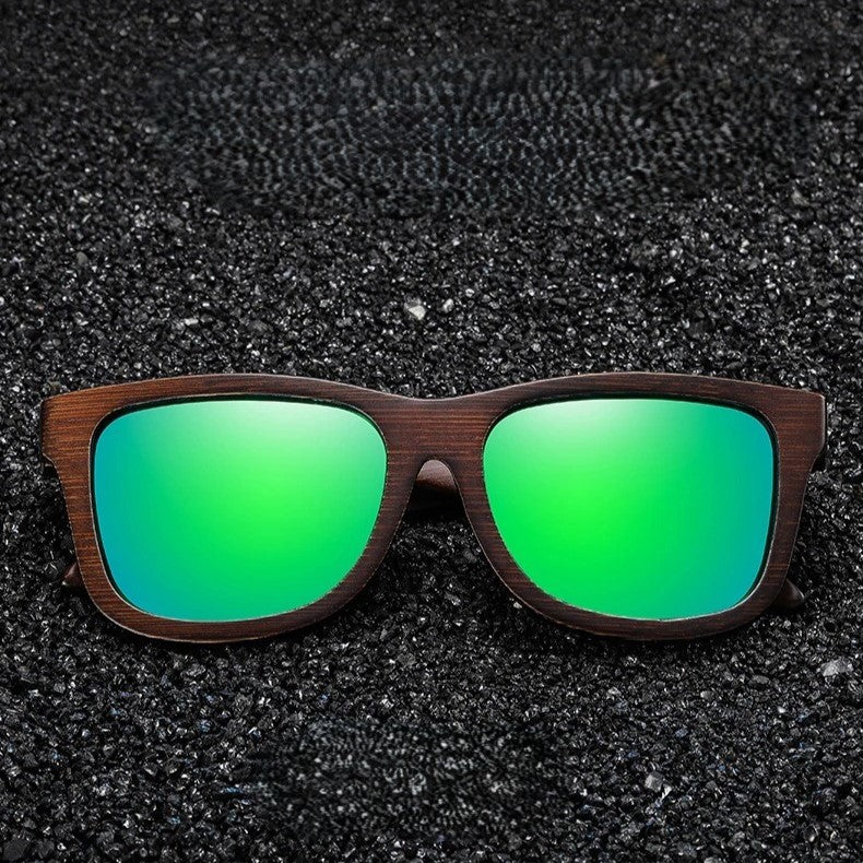 Engraved Wooden Sunglasses