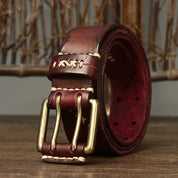 Rugged Cowhide Belt