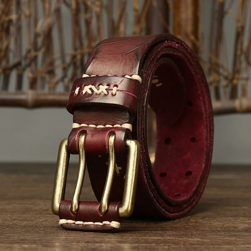 Rugged Cowhide Belt