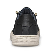 Genuine Leather Glide Sneakers