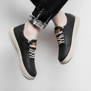 Genuine Leather Glide Sneakers