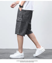 Denim Cargo Shorts