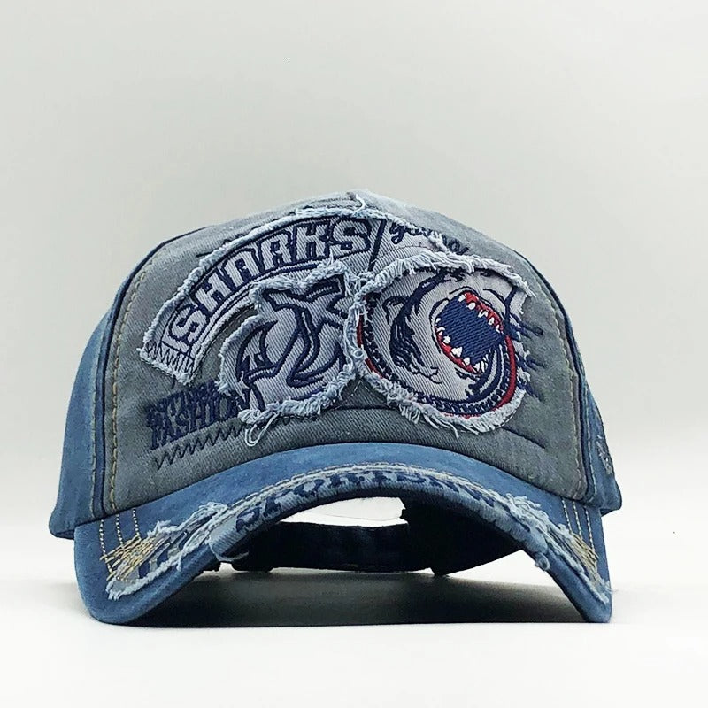 Shark Frenzy Baseball Cap